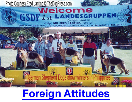 FOREIGN ATTITUDES TOWARDS DOGS: SEE how dogs are treated in Muslim countries and how the Dog Fancy is regarded by Islam.