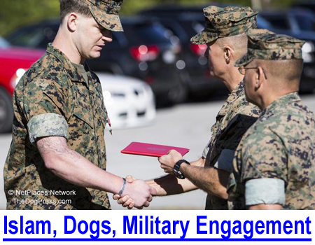 ISLAM, DOGS & MILITARY ENGAGEMENTS: We deploy to countries that consider dogs unclean and hate us.