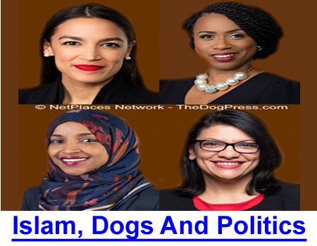 ISLAM, DOGS & POLITICS: Media focus on hijab-wearing congress women distract from legislative attacks on American tradition and dog owner discrimination.