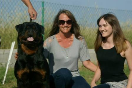 Rottweiler - Croatia trip with Samson von der Blauen Welle